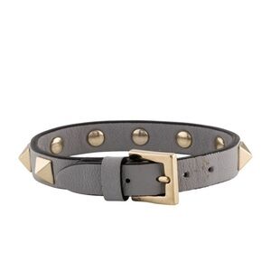 Valentino Garavani Gray Studded Bracelet